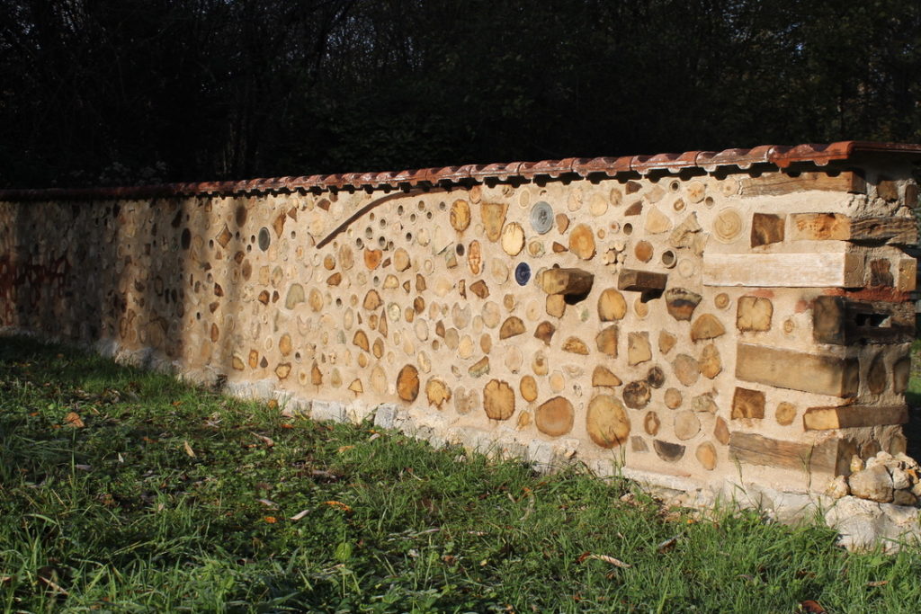 Mur en bois cordé Mazières de Touraine 2020